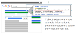 callout extensions adwords editor